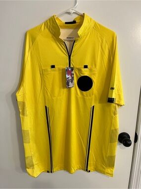 NWT Mens Size Large Kwikgoal Official Referee Jersey
